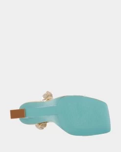 TROY GOLD -Betsey Johnson BETSEYJOHNSON SANDALS SB TROYGOLD BOTTOM