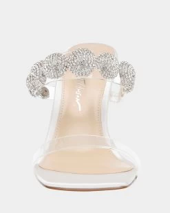 TROY IVORY -Betsey Johnson BETSEYJOHNSON SANDALS SB TROYIVORY FRONT