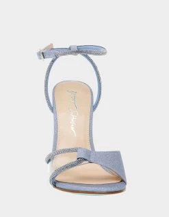 VERA LIGHT BLUE -Betsey Johnson BETSEYJOHNSON SANDALS SB VERALTBLUE FRONT