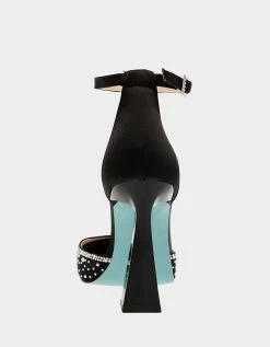 VIOLA BLACK -Betsey Johnson BETSEYJOHNSON SANDALS SB VIOLA BLACK BACK
