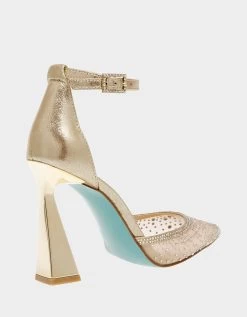 VIOLA DUSTY GOLD -Betsey Johnson BETSEYJOHNSON SANDALS SB VIOLA GOLD ALT1