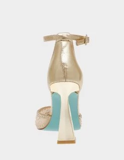VIOLA DUSTY GOLD -Betsey Johnson BETSEYJOHNSON SANDALS SB VIOLA GOLD BACK