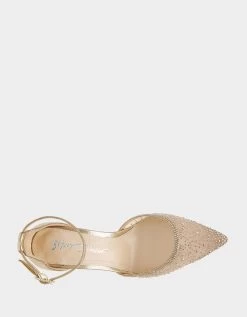 VIOLA DUSTY GOLD -Betsey Johnson BETSEYJOHNSON SANDALS SB VIOLA GOLD TOP