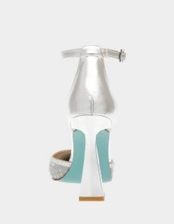 VIOLA SILVER -Betsey Johnson BETSEYJOHNSON SANDALS SB VIOLA SILVER BACK