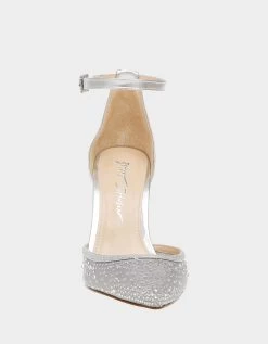 VIOLA SILVER -Betsey Johnson BETSEYJOHNSON SANDALS SB VIOLA SILVER FRONT