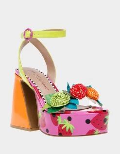 SPRITE MULTI -Betsey Johnson BETSEYJOHNSON SANDALS SPRITEBERRYMULTI