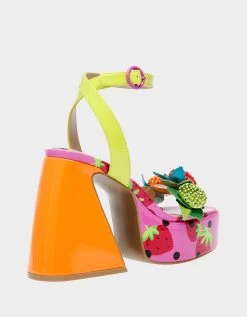 SPRITE MULTI -Betsey Johnson BETSEYJOHNSON SANDALS SPRITEBERRYMULTI ALT1