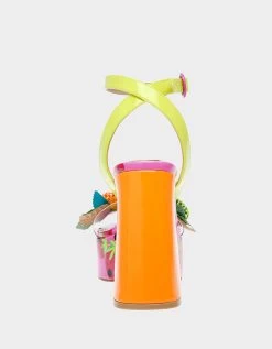 SPRITE MULTI -Betsey Johnson BETSEYJOHNSON SANDALS SPRITEBERRYMULTI BACK