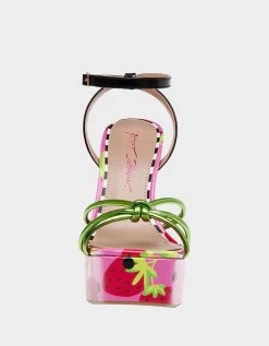 TIKY MULTI -Betsey Johnson BETSEYJOHNSON SANDALS TIKYBERRYMULTI FRONT