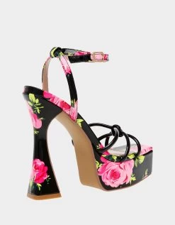 TIKY BLACK MULTI -Betsey Johnson BETSEYJOHNSON SANDALS TIKYBLACKMULTI ALT1