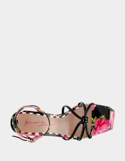 TIKY BLACK MULTI -Betsey Johnson BETSEYJOHNSON SANDALS TIKYBLACKMULTI TOP