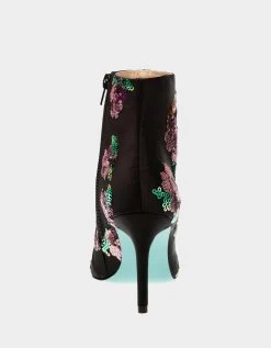 COPER BLACK -Betsey Johnson BETSEYJOHNSON SANDALS TS99642 BLACK BACK