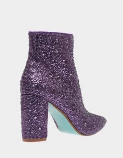 CADY PURPLE -Betsey Johnson BETSEYJOHNSON BOOTIES SB CADY PURPLE ALT1