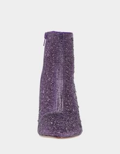 CADY PURPLE -Betsey Johnson BETSEYJOHNSON BOOTIES SB CADY PURPLE FRONT