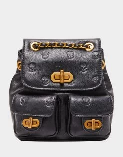 SKULLICIOUS MINI BACKPACK BLACK