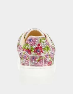 SIDNY SILVER MULTI 14 SIDNY SILVER MULTI -Betsey Johnson BETSEYJOHNSON SHOES SB SIDNY SILVER POPPY BACK