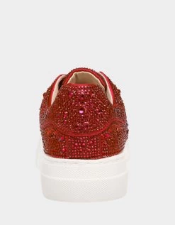 SIDNY RED 12 SIDNY RED -Betsey Johnson BETSEYJOHNSON SNEAKERS SB SIDNY RED BACK