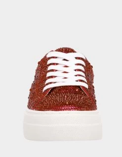 SIDNY RED 10 SIDNY RED -Betsey Johnson BETSEYJOHNSON SNEAKERS SB SIDNY RED FRONT