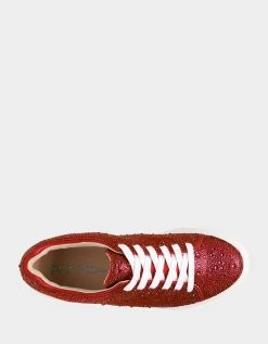 SIDNY RED 13 SIDNY RED -Betsey Johnson BETSEYJOHNSON SNEAKERS SB SIDNY RED TOP