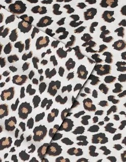 BETSEYS LEOPARD CHARCOAL KING SHEET SET MULTI -Betsey Johnson BETSEYS LEOPARD SHEET SET OPEN CHARCOAL F