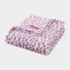BETSEYS LEOPARD THROW BLANKET MULTI -Betsey Johnson BETSEYS LEOPARD THROW OPEN MEDIUM PURPLE A