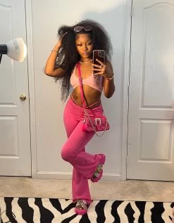 EASY THERE TIGER CROSSBODY BAG PINK -Betsey Johnson BETSEY 2023 Q2 CONTENTCREATOR ASHTONXXELON 301 EASY THERE TIGER