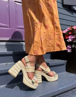 SHELLIE NATURAL MULTI -Betsey Johnson BETSEY 2023 Q2 CONTENTCREATOR KARSENKIMBALL 226 SHELLIE