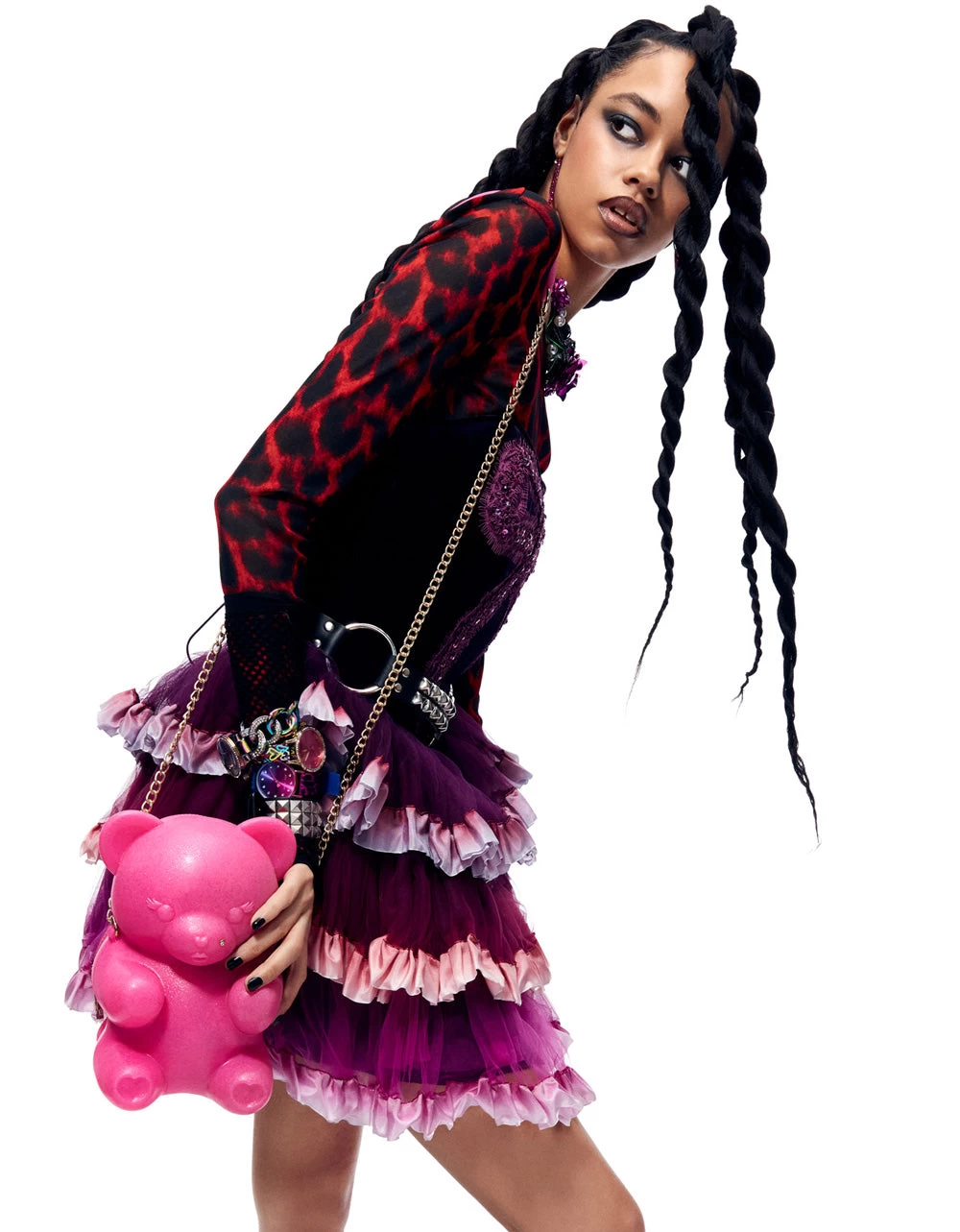 KITSCH BEAR NECESSITY CROSSBODY PINK 4 KITSCH BEAR NECESSITY CROSSBODY PINK - Image 2