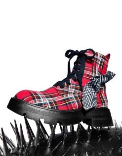 ROZEY RED PLAID -Betsey Johnson BETSEY 2023 Q3 19 ROZEY 3641