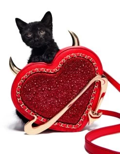KITSCH DEVIL IN THE DETAILS CROSSBODY RED -Betsey Johnson BETSEY 2023 Q3 43 BJ34815F 3455