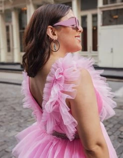 PRENUP HEEL HOOPS CRYSTAL -Betsey Johnson BETSEY 2023 Q3 CONTENT CREATOR AUDREEKATE PRENUP BJ 26