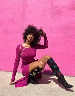 GALLANT BLACK MULTI -Betsey Johnson BETSEY 2023 Q3 CONTENT CREATOR tamiablue GALLANT 2