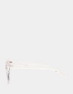 CROWN JEWEL SUNGLASSES WHITE 7 CROWN JEWEL SUNGLASSES WHITE -Betsey Johnson BJ 23 190 EMB WHT SIDE