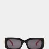 EASY DOES IT SUNGLASSES BLACK MULTI -Betsey Johnson BJ 23 198 EMB BLK FRONT