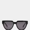 PROOF POSITIVE SUNGLASSES BLACK -Betsey Johnson BJ 23 201 BLK FRONT