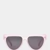 PROOF POSITIVE SUNGLASSES PINK -Betsey Johnson BJ 23 201 LPRP FRONT