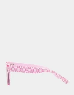 PROOF POSITIVE SUNGLASSES PINK -Betsey Johnson BJ 23 201 LPRP SIDE