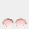 OVER THE RAINBOW SUNGLASSES MULTI -Betsey Johnson BJ 39457FBJ GLD FRONT 2