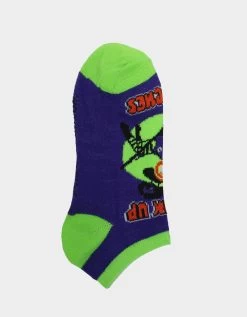 DRINK WITCHES LOW CUT 10 PACK PURPLE MULTI -Betsey Johnson BJSKL0144 1