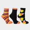 PLUSH CANDY CORN THREE PACK BLACK MULTI -Betsey Johnson BJSKL0180 FORM