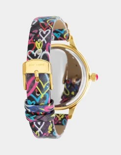 BETSEY TIME HEARTS ABOUND WATCH MULTI -Betsey Johnson BJW067 01