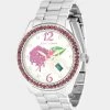 BETSEY TIME GARDEN CHARMS WATCH SILVER -Betsey Johnson BJW133