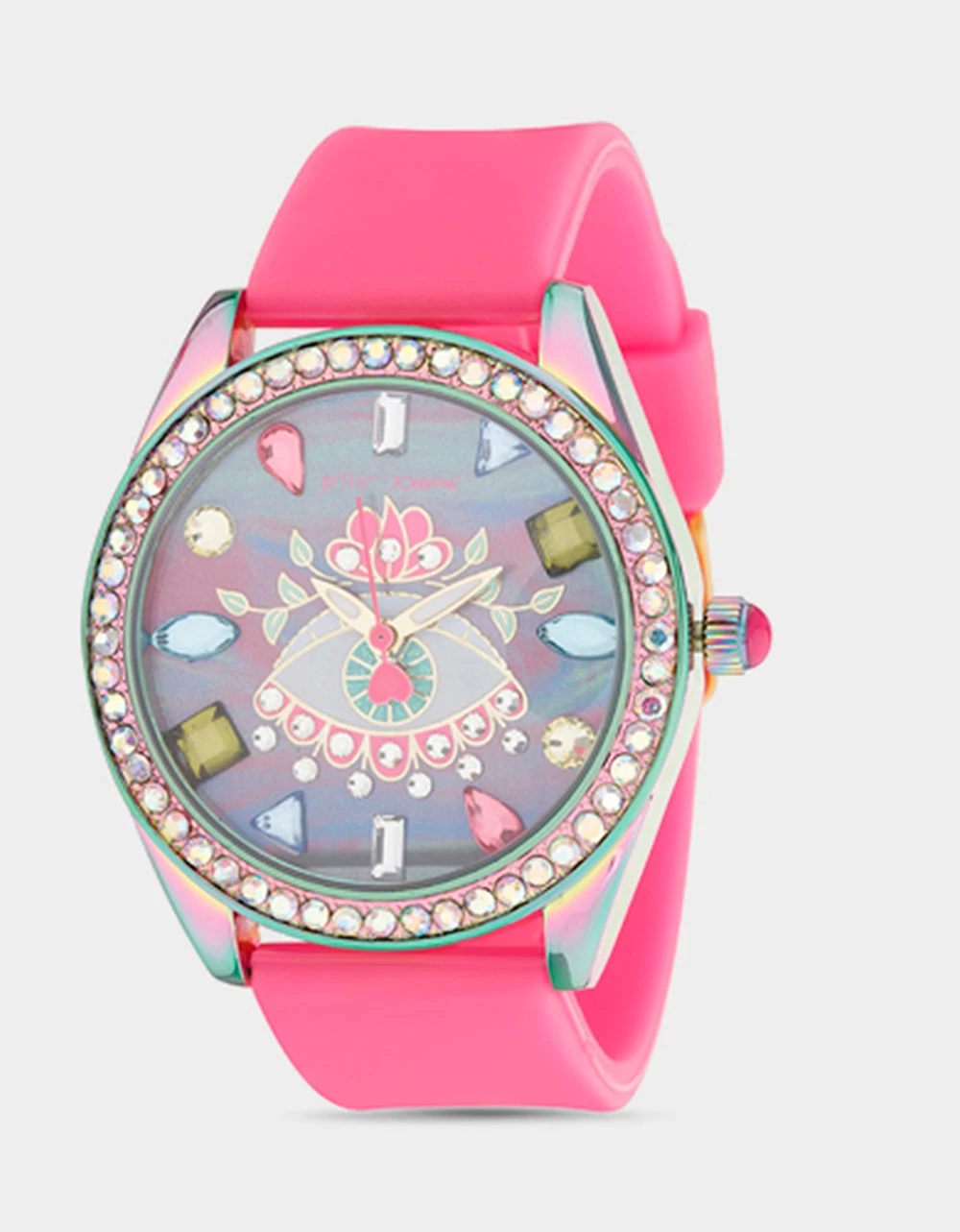 BETSEY TIME MULTI EYE WATCH PINK 3 BETSEY TIME MULTI EYE WATCH PINK