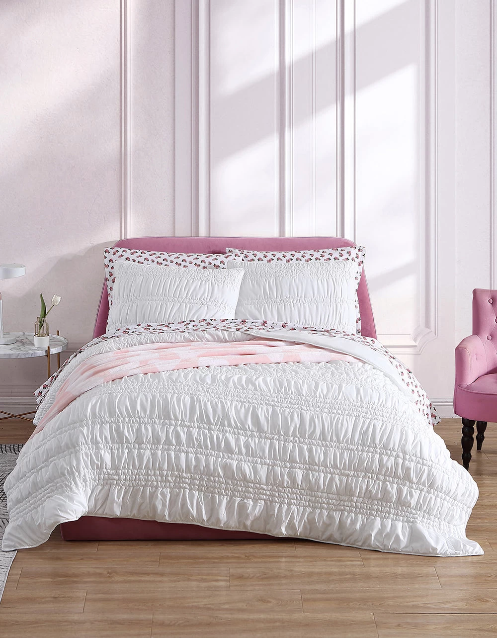 BETSEYS BOUDOIR SOLID WHITE KING QUILT SHAM SET MULTI 3 BETSEYS BOUDOIR SOLID WHITE KING QUILT SHAM SET MULTI