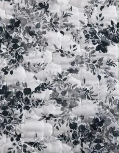 BETSEYS FLORAL VINEYARD TWIN QUILT SHAM SET BLACK -Betsey Johnson FLORAL VINEYARD QUILT SHAM SET BLACK E 89f5bb8f 1fc9 4a8f a6f0 18531df273cc