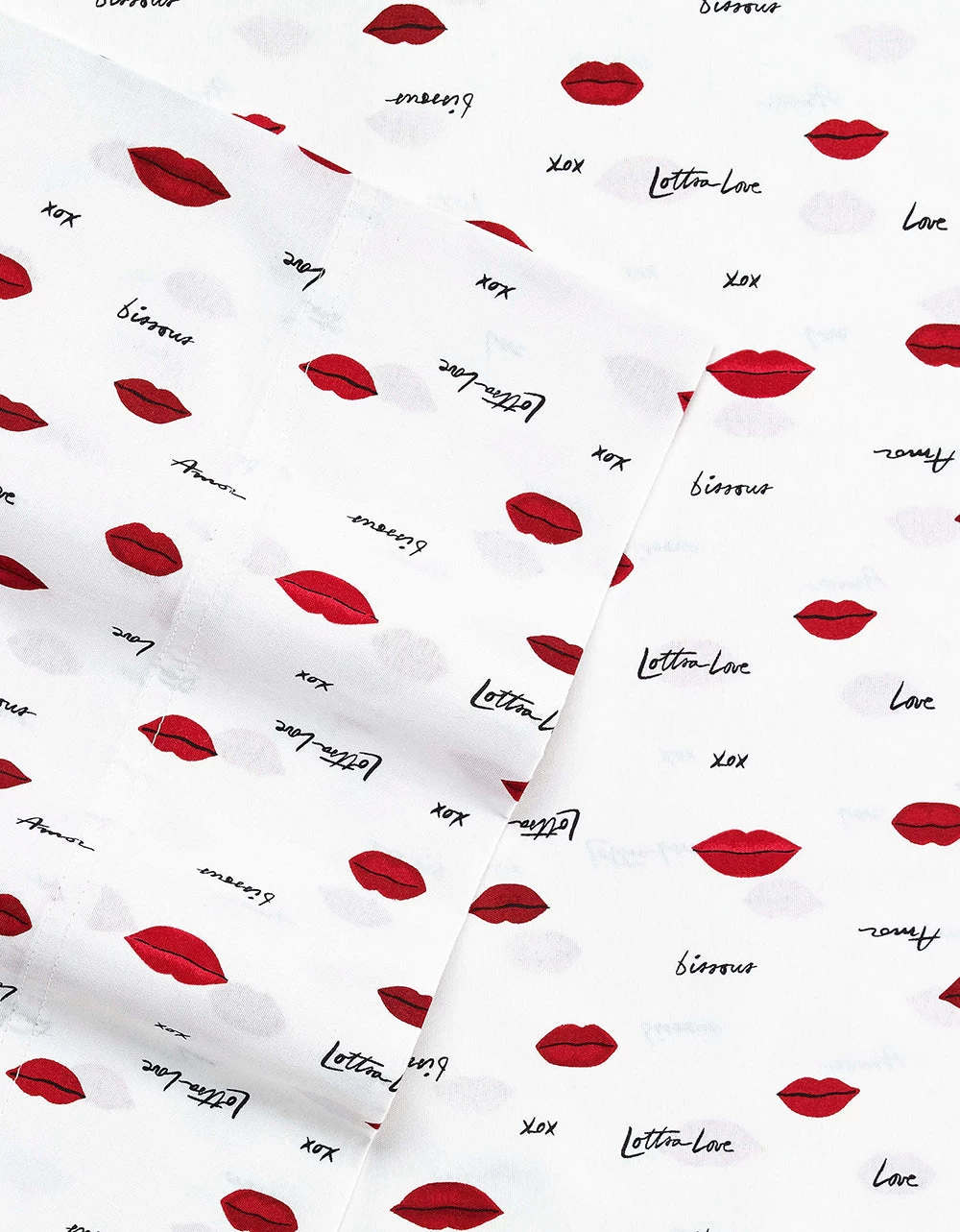 BETSEYS LOVE LIPS RED KING SHEET SET MULTI 4 BETSEYS LOVE LIPS RED KING SHEET SET MULTI - Image 2