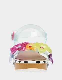 KIDS' FLRYN TEAL -Betsey Johnson STEVEMADDEN KIDS BK FLRYN POLKA MULTI FRONT