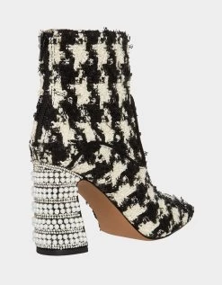 BLANCHE BLACK/WHITE -Betsey Johnson STEVEMADDEN BETSEYJOHNSON BLANCHE HOUNDSTOOTH ALT1