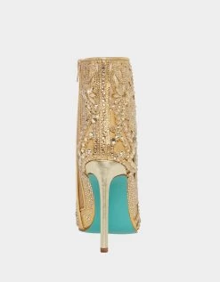 BOLT LIGHT GOLD -Betsey Johnson STEVEMADDEN BETSEYJOHNSON SB BOLT GOLD BACK