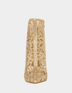 BOLT LIGHT GOLD -Betsey Johnson STEVEMADDEN BETSEYJOHNSON SB BOLT GOLD FRONT